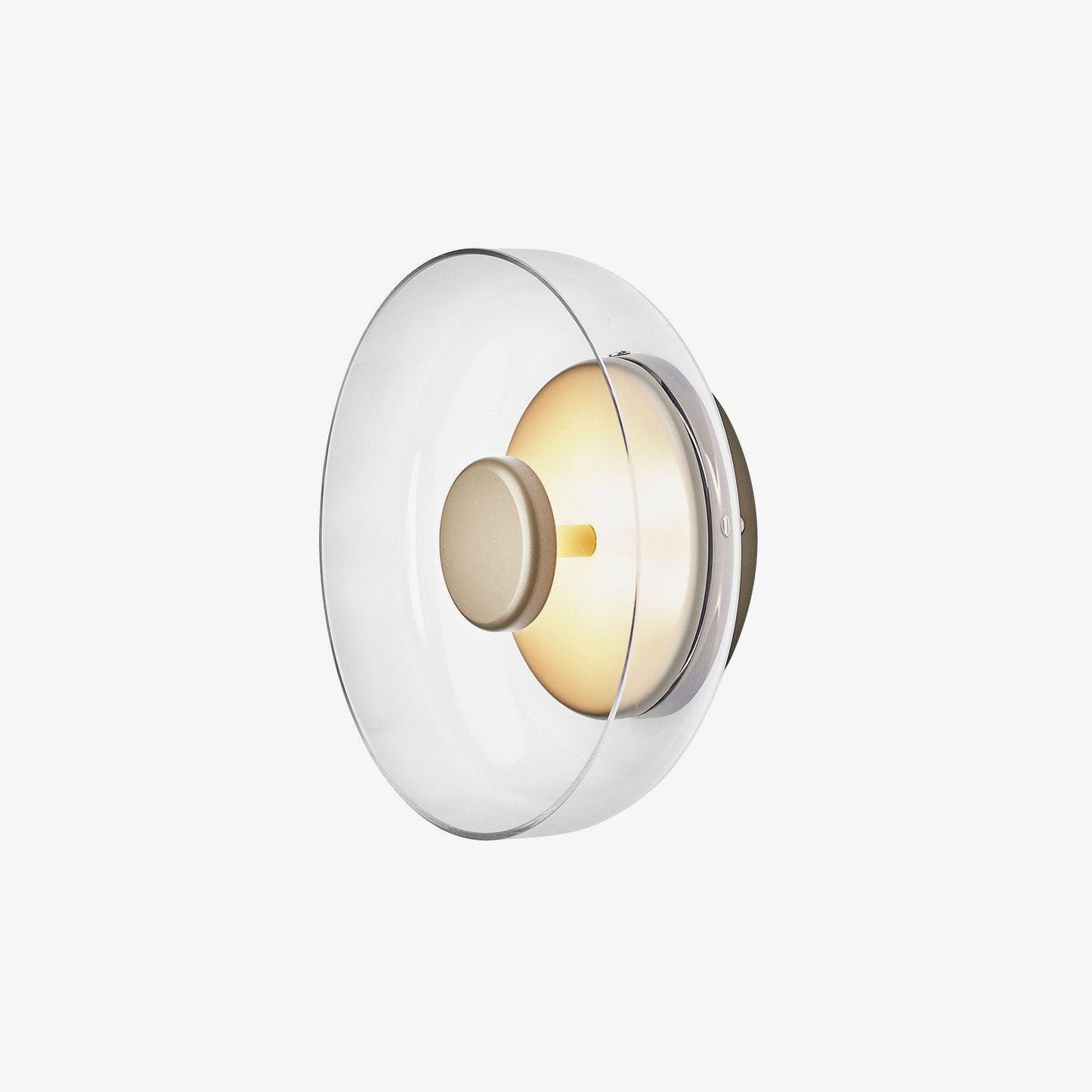 Luvia | Nordisk ribbet glas art deco væglampe