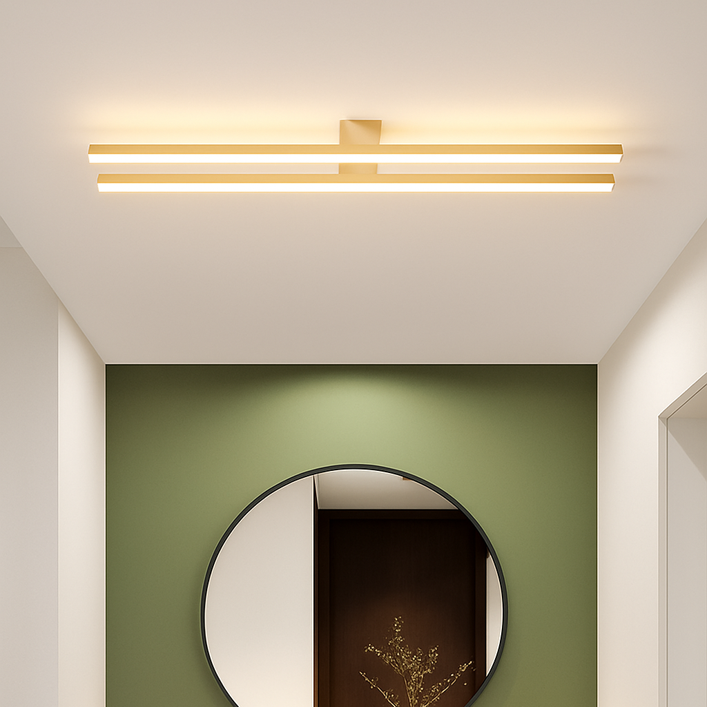 Virelow | Moderne slank industriel lineær stang loftlampe armatur