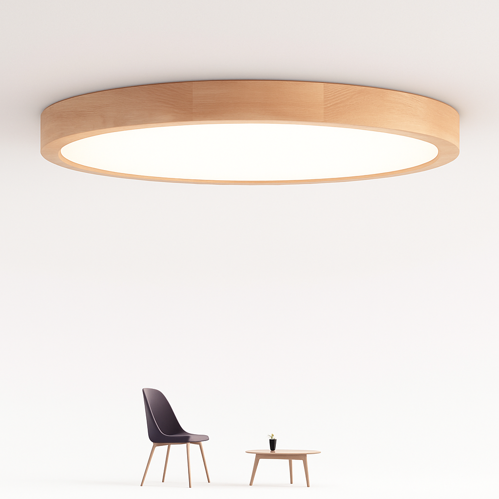 Verlumar | Moderne ultratynd rund LED træloftslampe