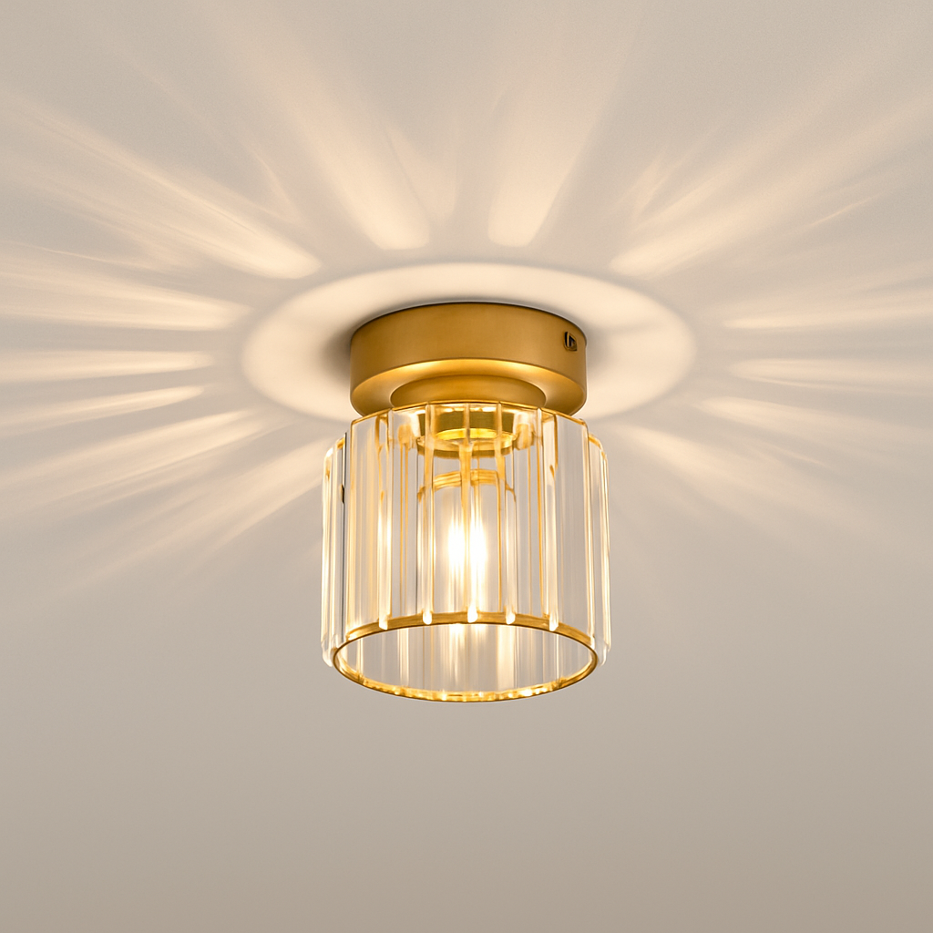 Velvique | Geometrisk krystalglas indbygningsloftlampe