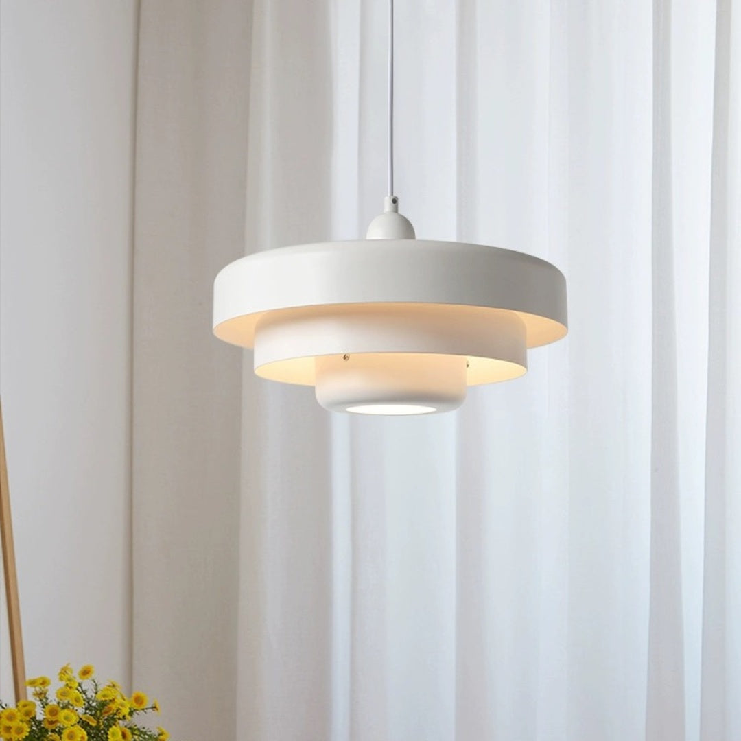 Retrova | Mid-century moderne lagdelt jernpendellampe
