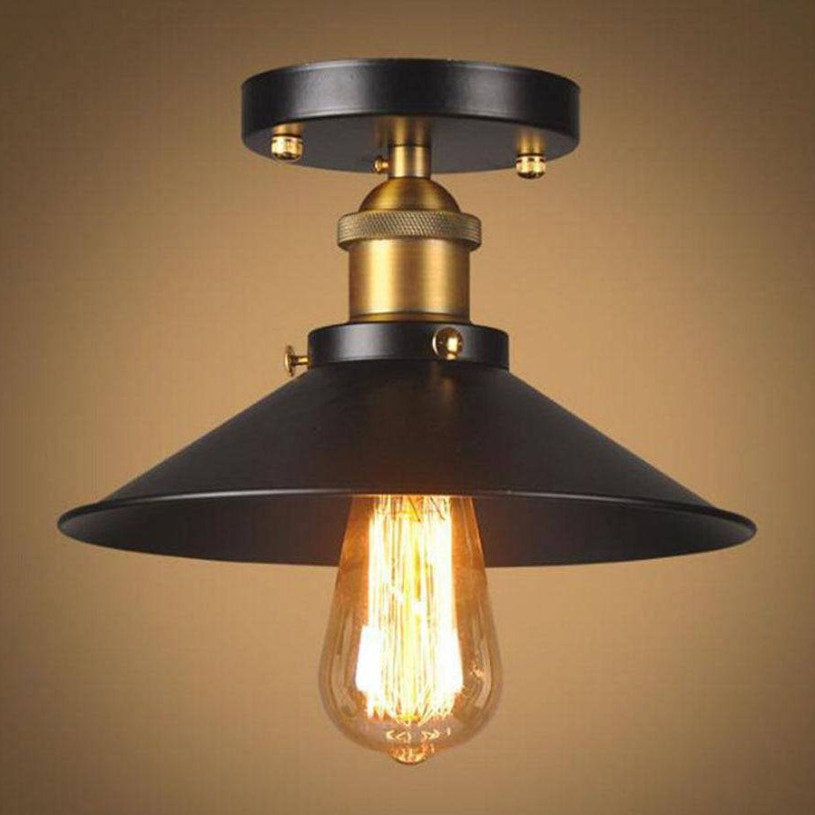 Krestlow | Vintage hvælvet ramme rustik retro loftslampe