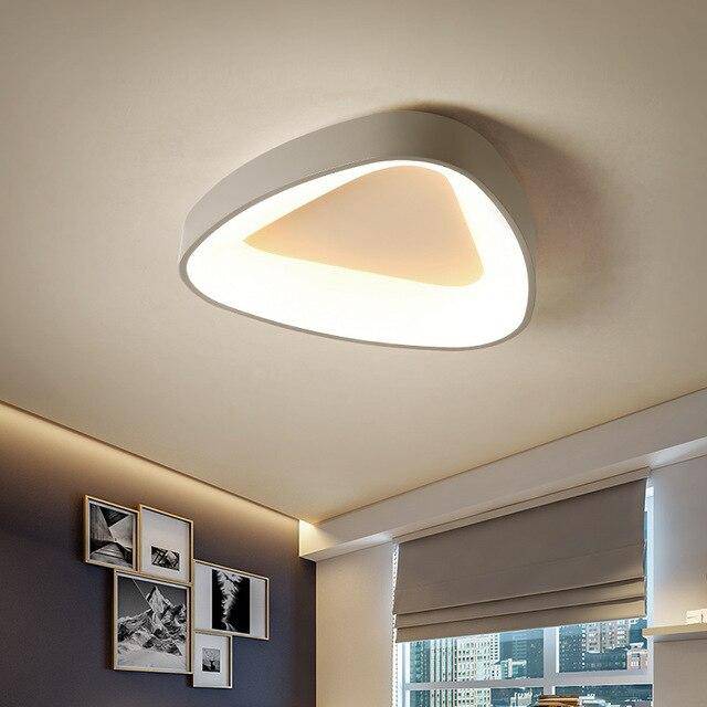 Vaelisom | Geometrisk Rundet Trekant Moderne Indbygningsloftlampe