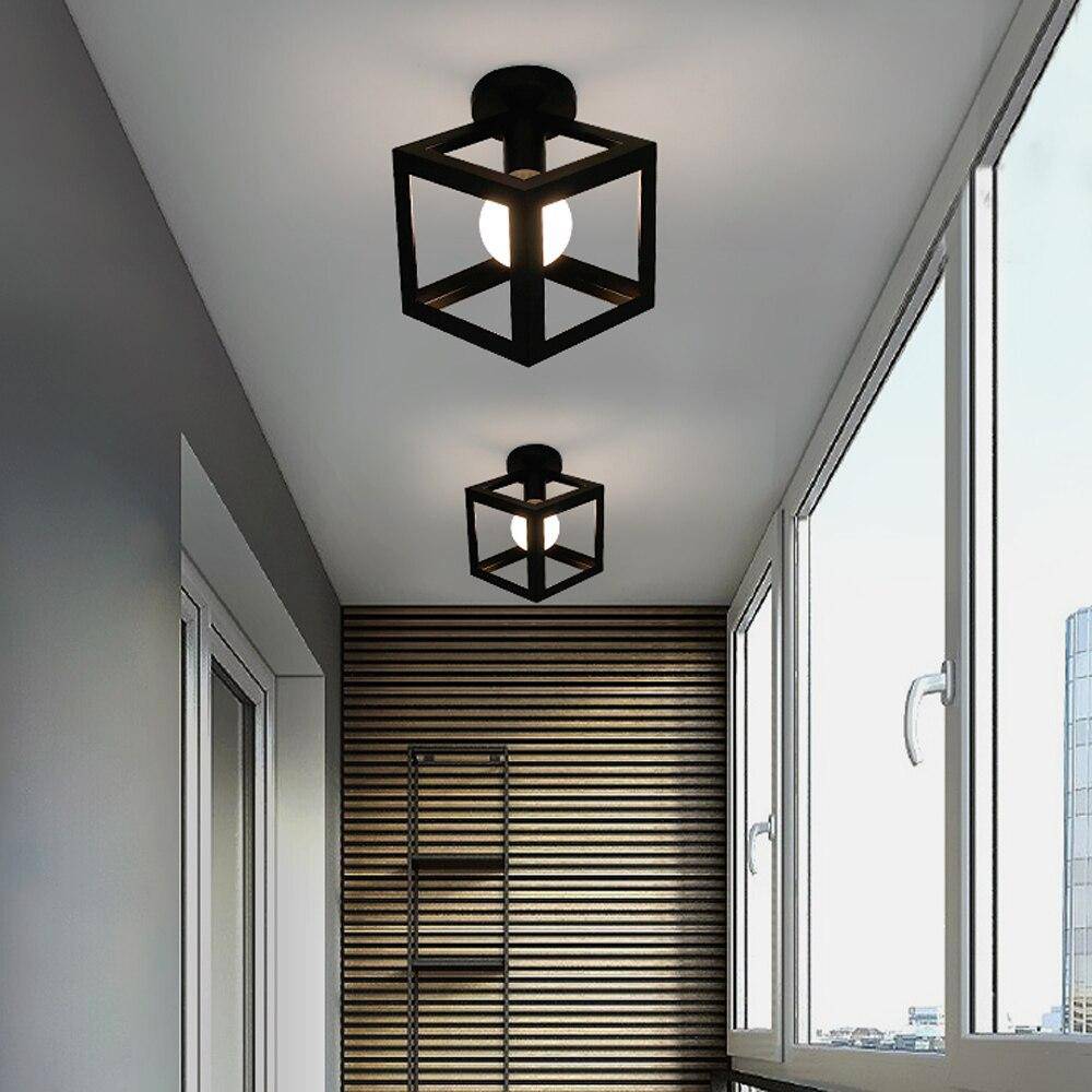 Zorquence | Geometrisk Bur Industriel Indbygningsloftlampe