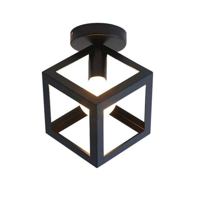 Zorquence | Geometrisk Bur Industriel Indbygningsloftlampe