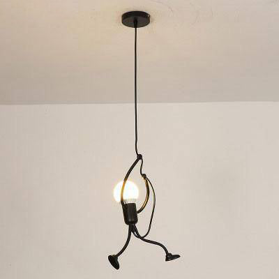 Kryntoch | Industriel Silhuet Menneskelig Form Art Deco Loftlampe