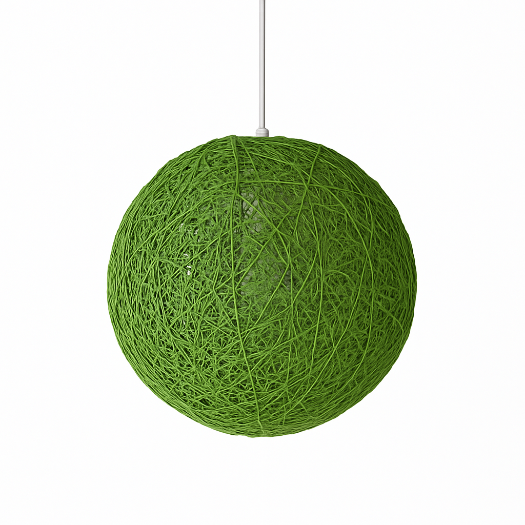 Verithon | Elegant kurvpapir indhyllet kugle pendellampe