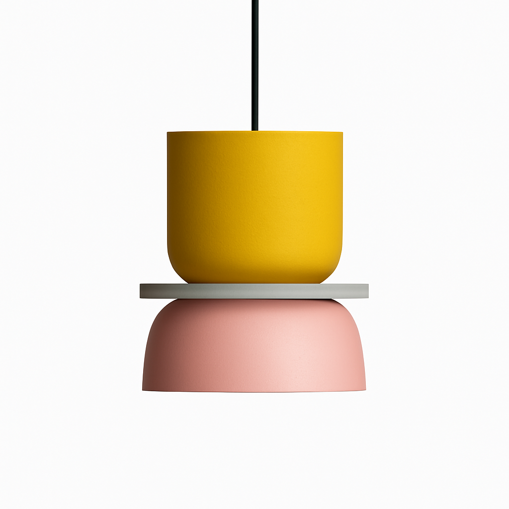 Velryth | Moderne nordisk geometrisk metalpendellampe