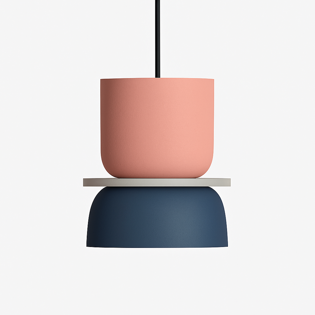 Velryth | Moderne nordisk geometrisk metalpendellampe