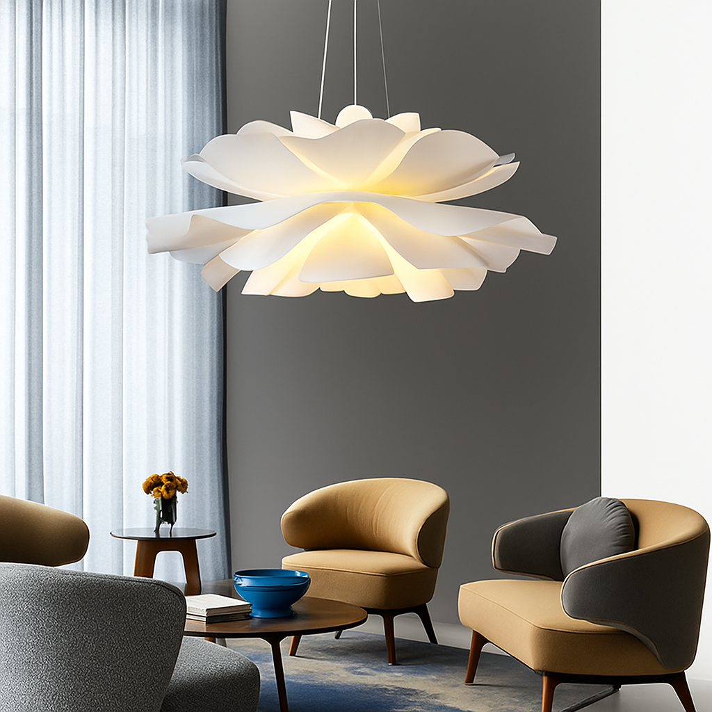Belvondo | Minimalistisk blomsterform lagdelt pendellampe