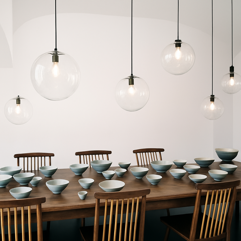 Virellian | Moderne glasglobus LED pendellampe kugle