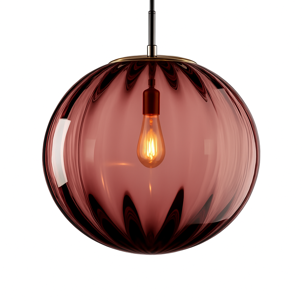 Valdory | Moderne tonet glas kuglependel