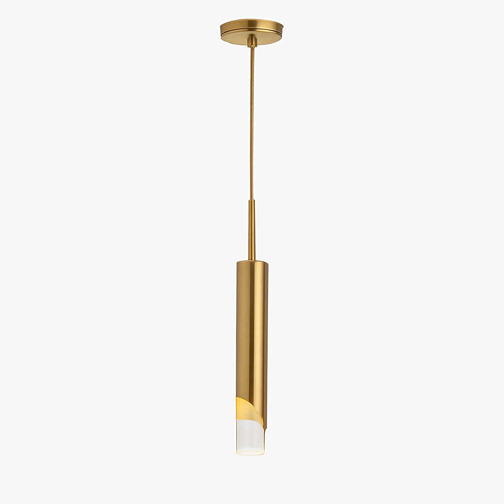 Remivor | Slank cylindrisk loft metal moderne pendellampe armatur