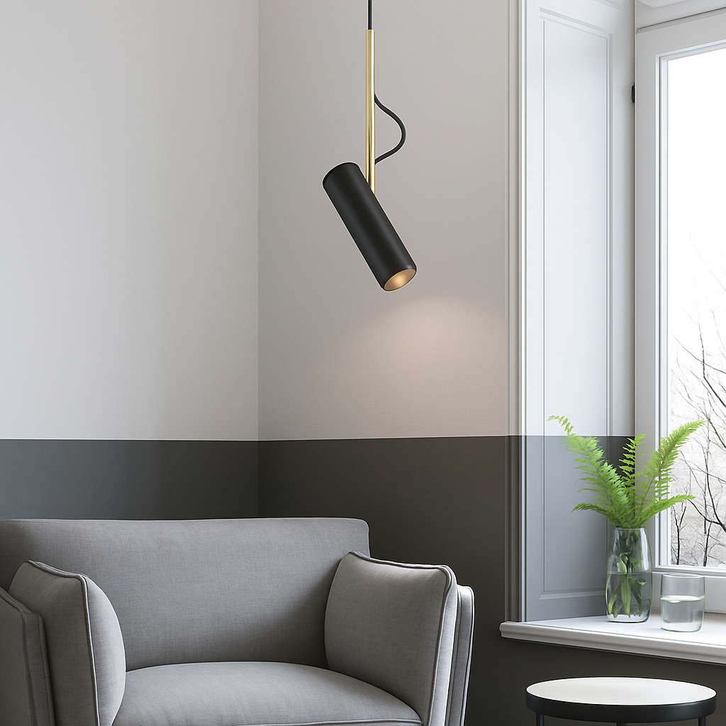 Vyrelon | Minimalistisk stangdesign justerbar pendelspotlight