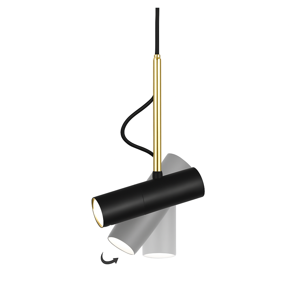 Vyrelon | Minimalistisk stangdesign justerbar pendelspotlight