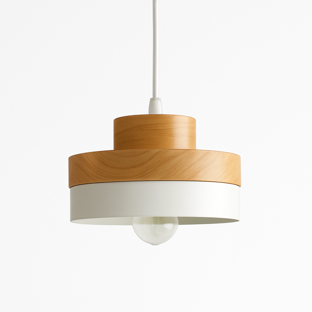 Valdorina | Nordisk minimalistisk geometrisk træpendellampe