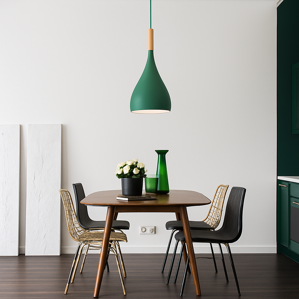 Velrion | Nordisk metal- og træ LED pendel loftslampe