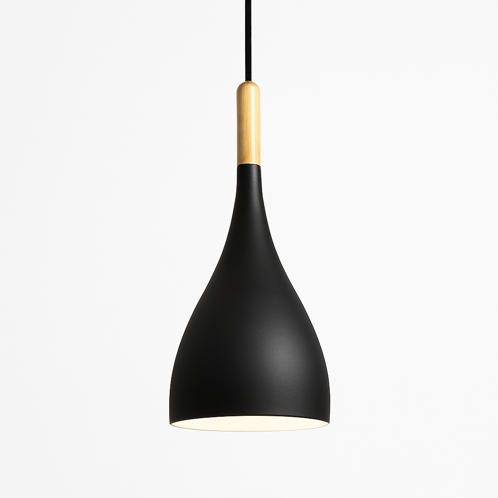 Velrion | Nordisk metal- og træ LED pendel loftslampe