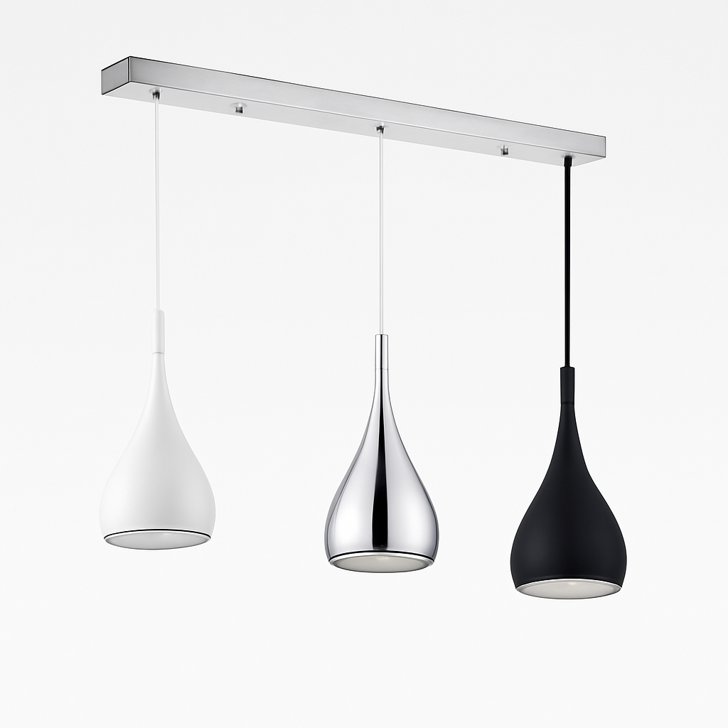 Quorven | Moderne skulptureret håndformet pendel loftlampe