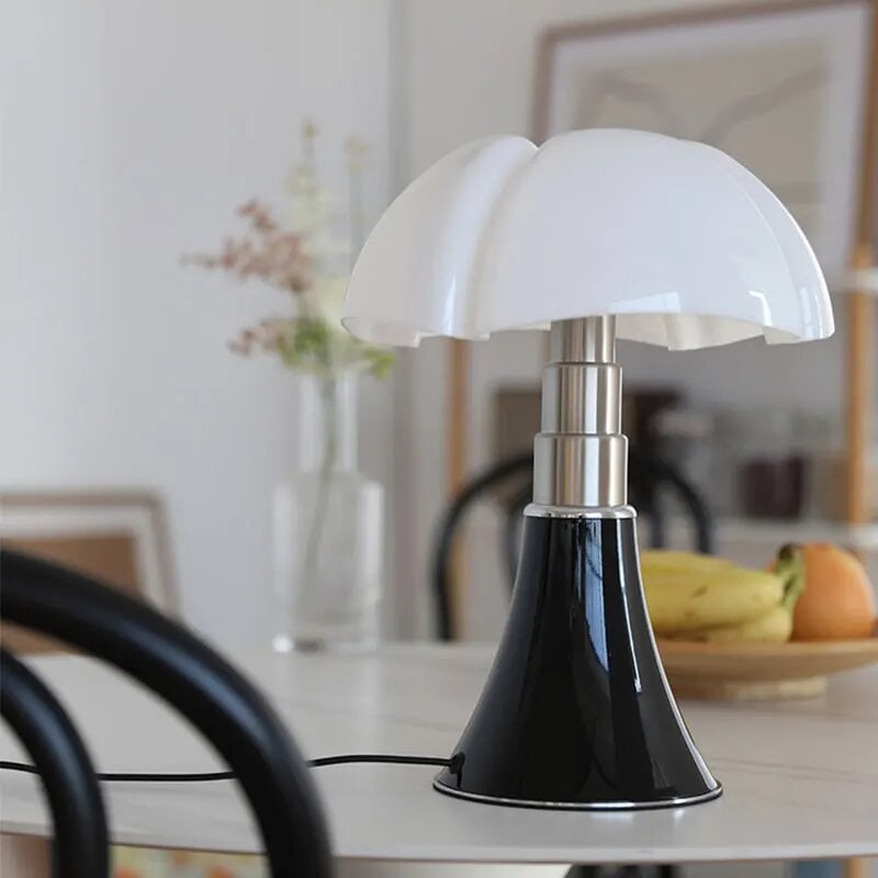 Blomsterinspireret Justerbar Stål Dæmpbar Touch Kontrol Bordlampe
