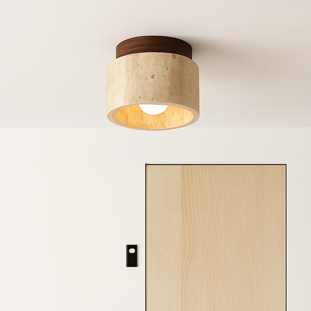 Marthique | Wabi Sabi travertin marmor loftlampe