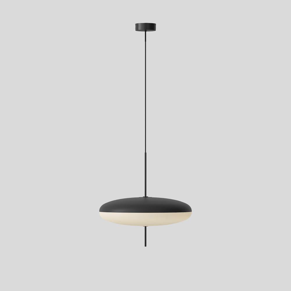 Belthorim | Opaliseret disk silhuet minimalistisk pendellampe