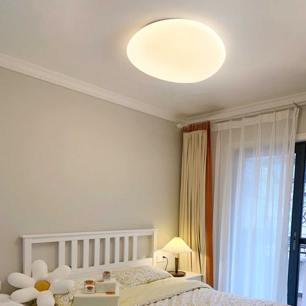 Aehelis | Moderne minimalistisk uregelmæssig pebble silhuet LED loftslampe