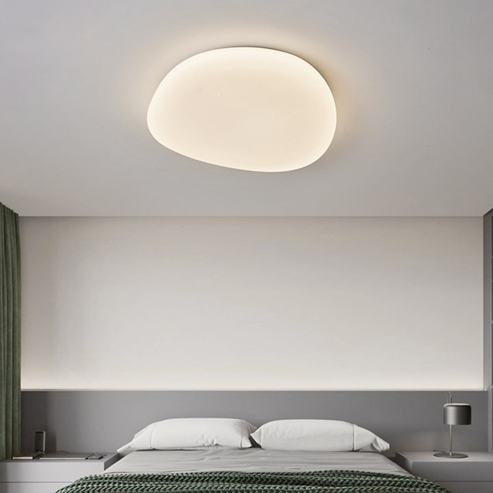 Aehelis | Moderne minimalistisk uregelmæssig pebble silhuet LED loftslampe