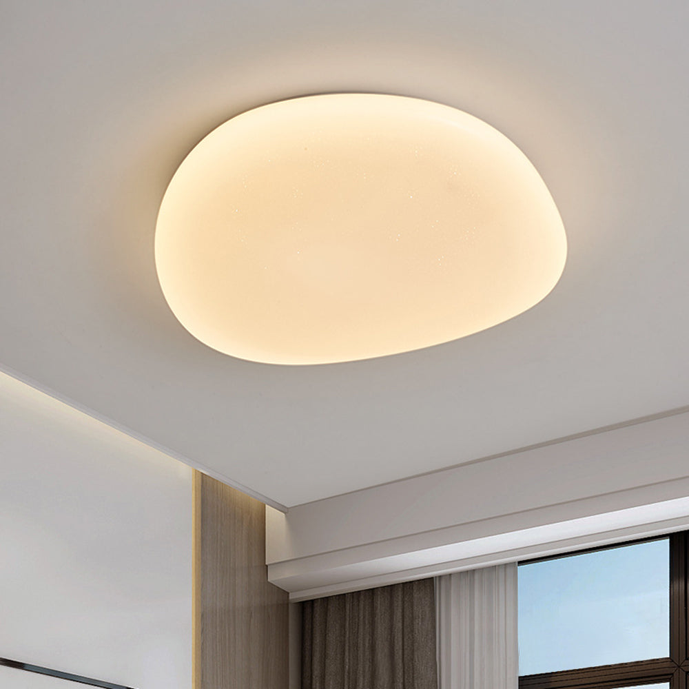 Aehelis | Moderne minimalistisk uregelmæssig pebble silhuet LED loftslampe