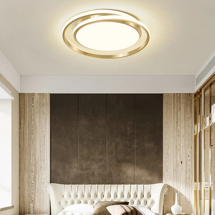 Halo | Moderne cirkulær flush mount loftslampe