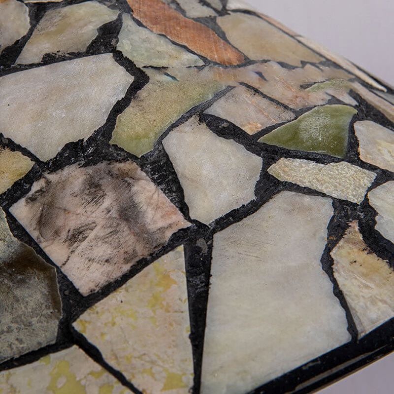 Luvidorse | Mosaik farvet glas konisk pendel