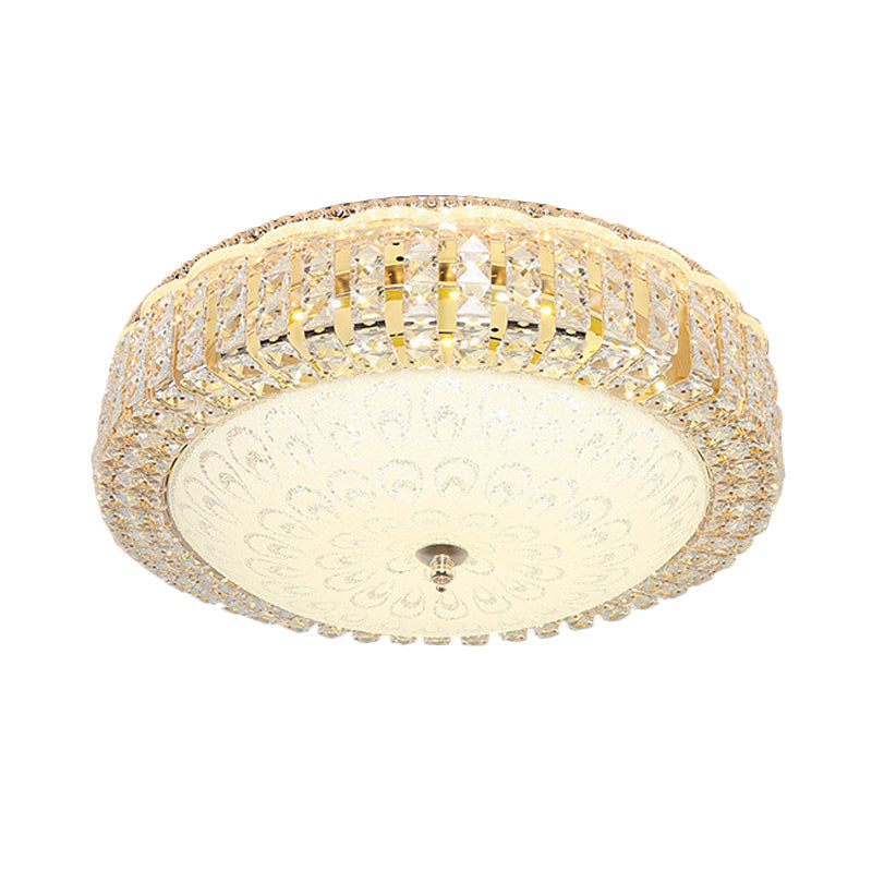 Auralis | Moderne geometrisk krystalring loftslampe