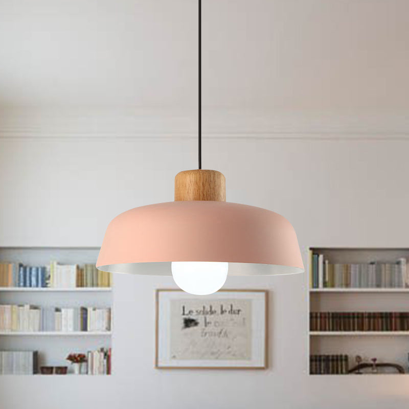 Ligna | Minimalistisk skandinavisk mat kuppelpendellampe