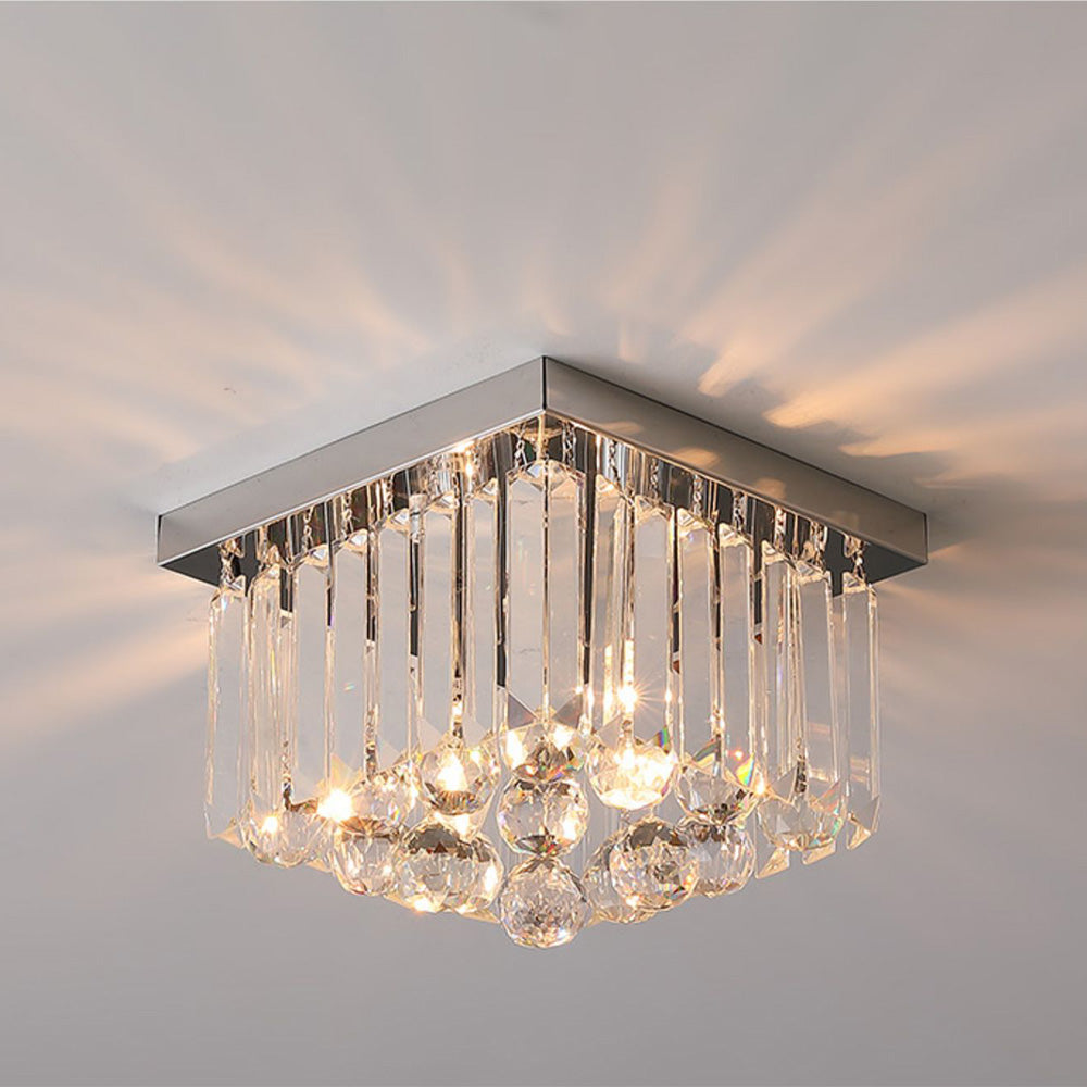 Prisma | Luksuriøs krystalprisme trommeloftslampe
