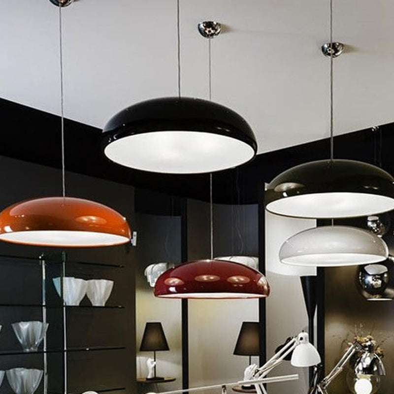 Lera | Kunstnerisk deco metal rund svamp pendellampe