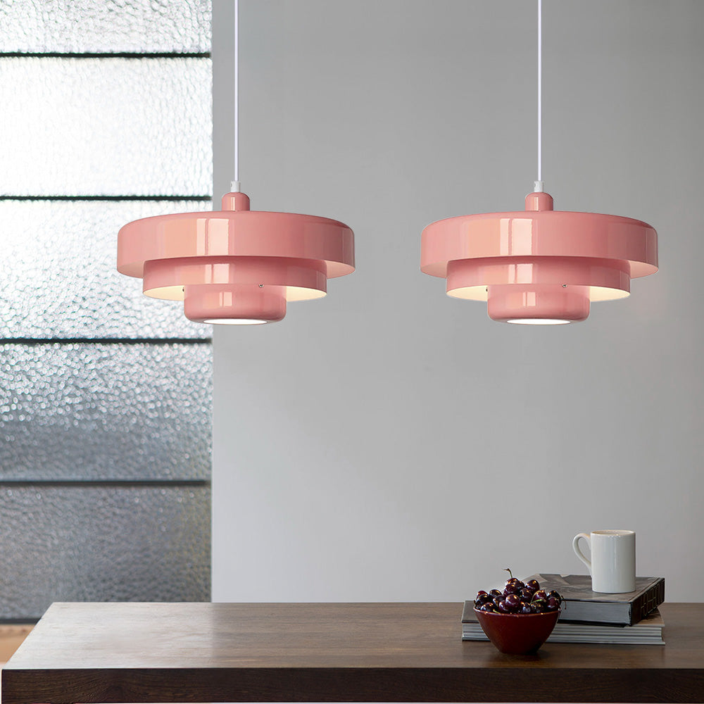 Retrova | Mid-century moderne lagdelt jernpendellampe
