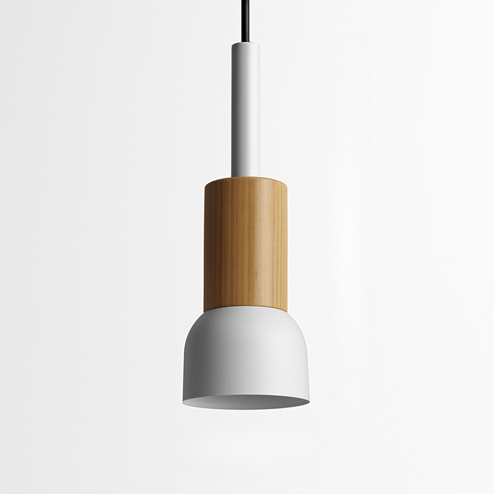 Briventa | Nordisk geometrisk træ- og metal moderne pendel loftslampe