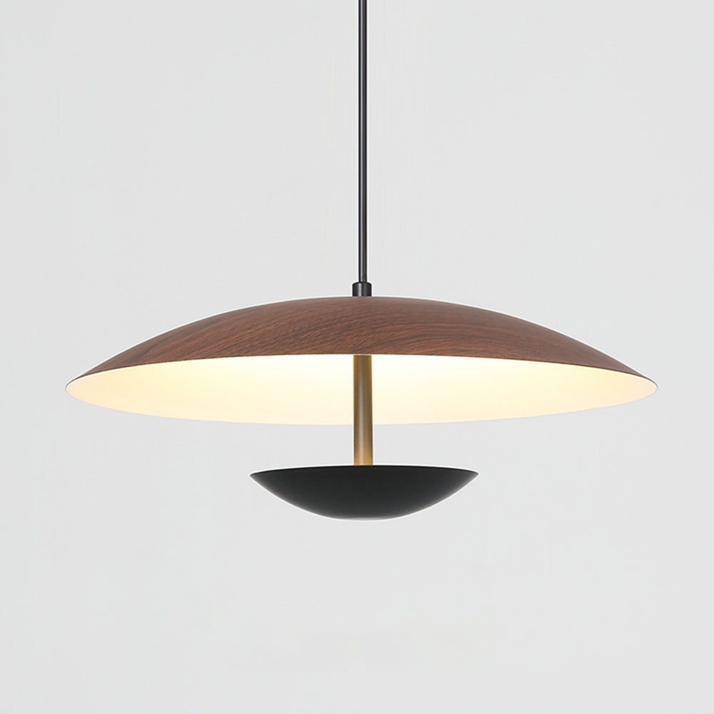 Thaluo | Minimalistisk nordisk frisbee silhuet LED pendellampe