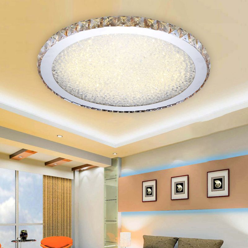 Aurum | Rund krystal juvel indbygget loftslampe