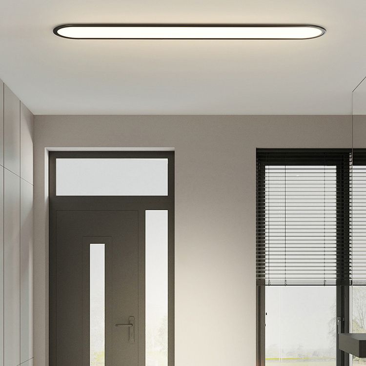 Ellia | Minimalistisk slank oval loftslampe