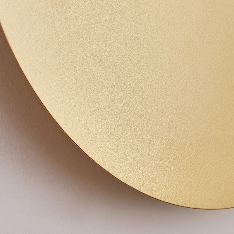 Valnor | Minimalistisk cirkulær silhuet metal halo væglampe