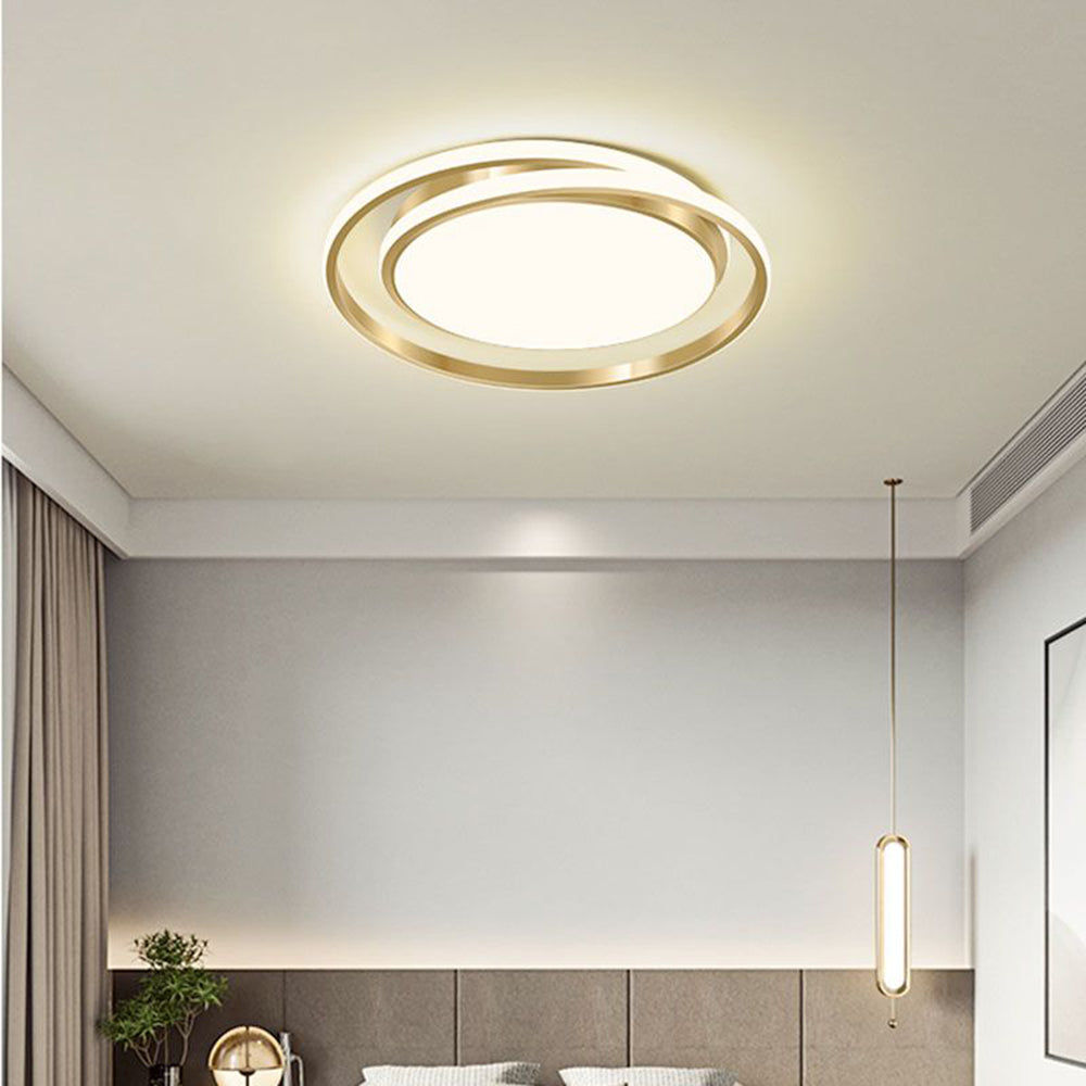 Halo | Moderne cirkulær flush mount loftslampe