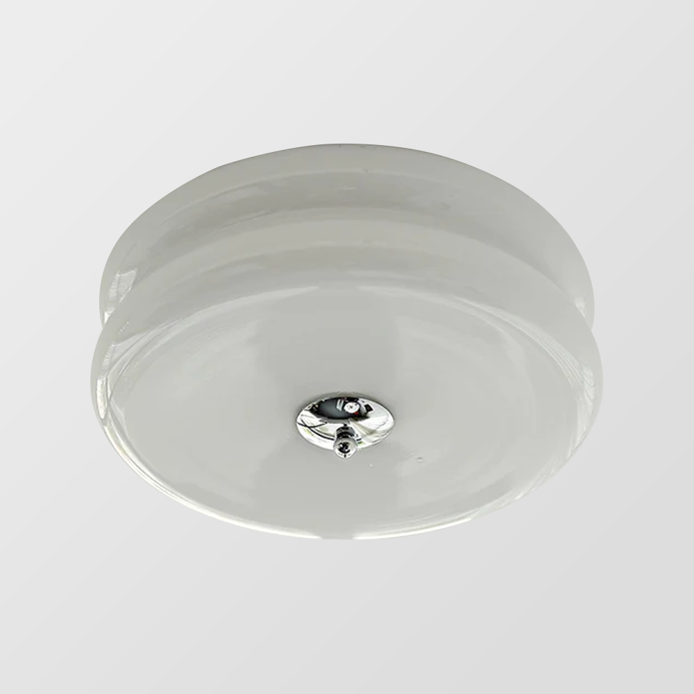 Crema | Vintage cremeglas flush mount loftslampe