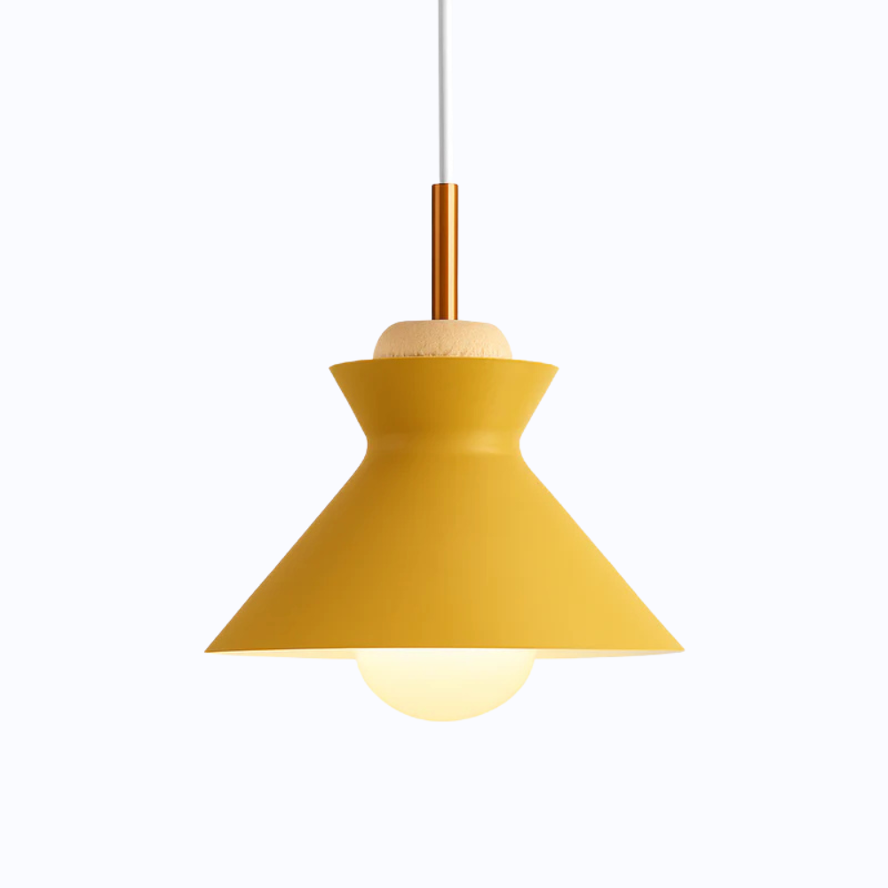 Ferune | Nordisk industriel metal skærm pendel lampe