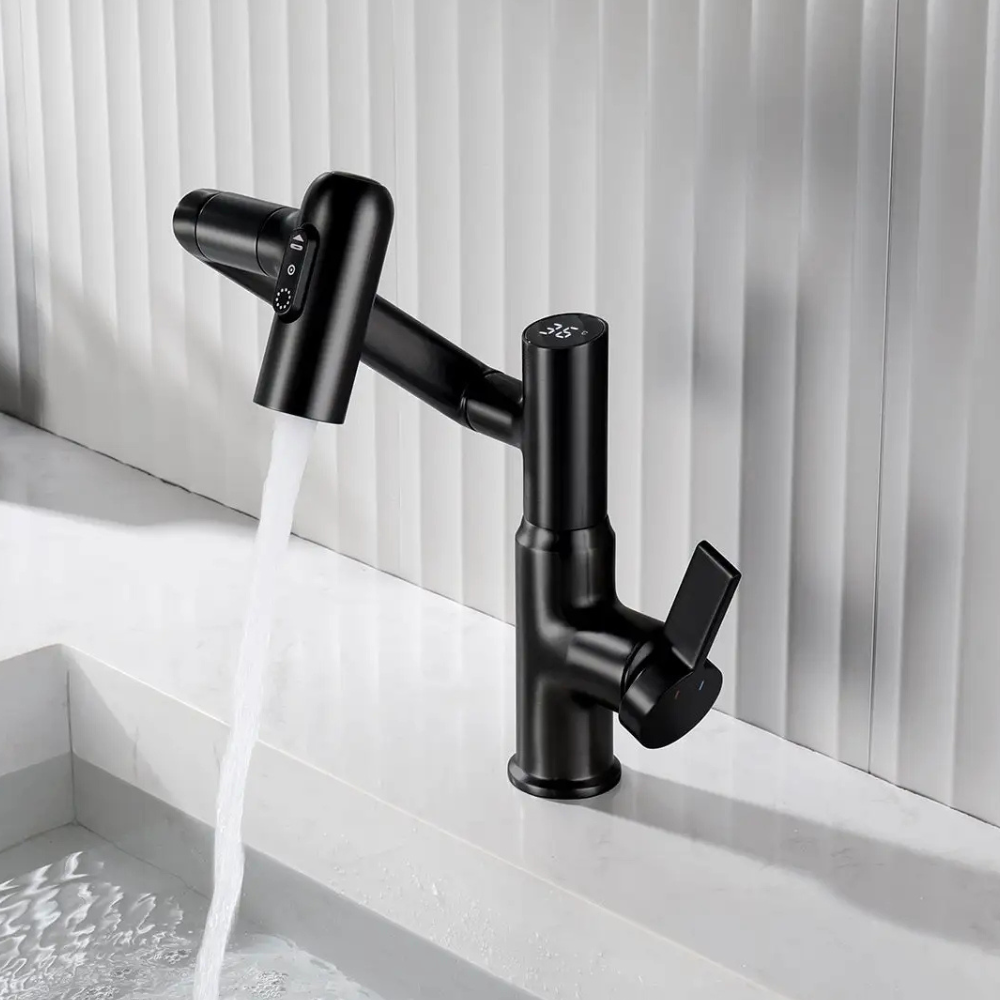 Nexus | Smart drejelig vaskearmatur med 3-sprayfunktioner og temperaturdisplay