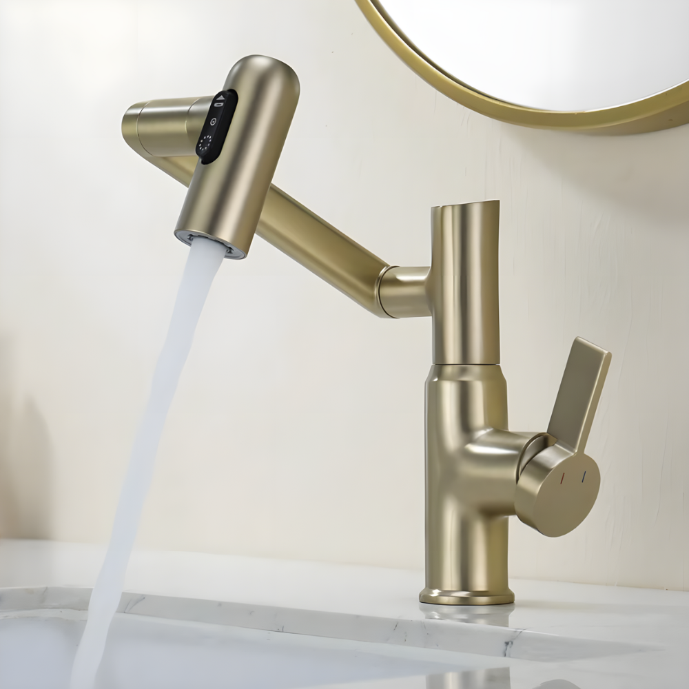 Nexus | Smart drejelig vaskearmatur med 3-sprayfunktioner og temperaturdisplay
