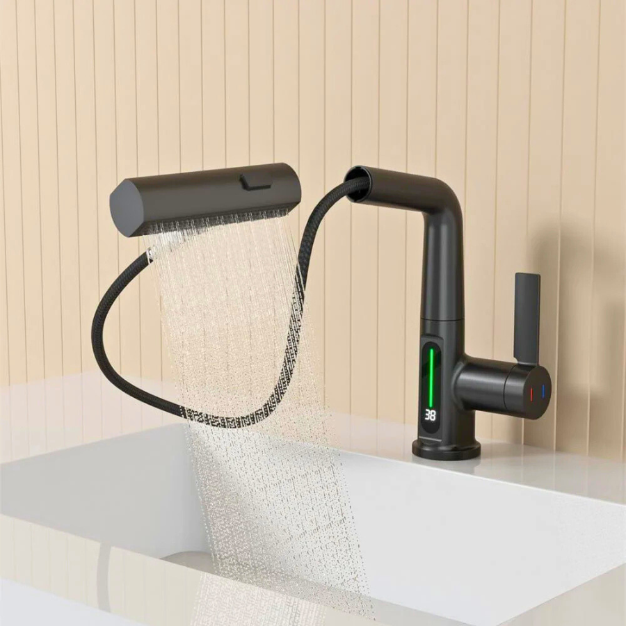 Luma | Smart vaskearmatur med 3-sprayfunktioner og justerbar udtræksbruser