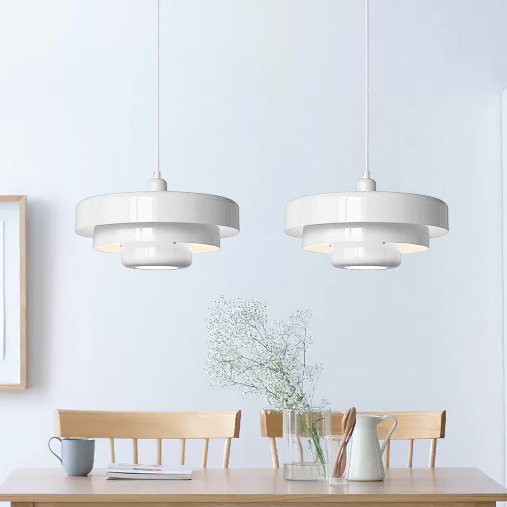 Retrova | Mid-century moderne lagdelt jernpendellampe