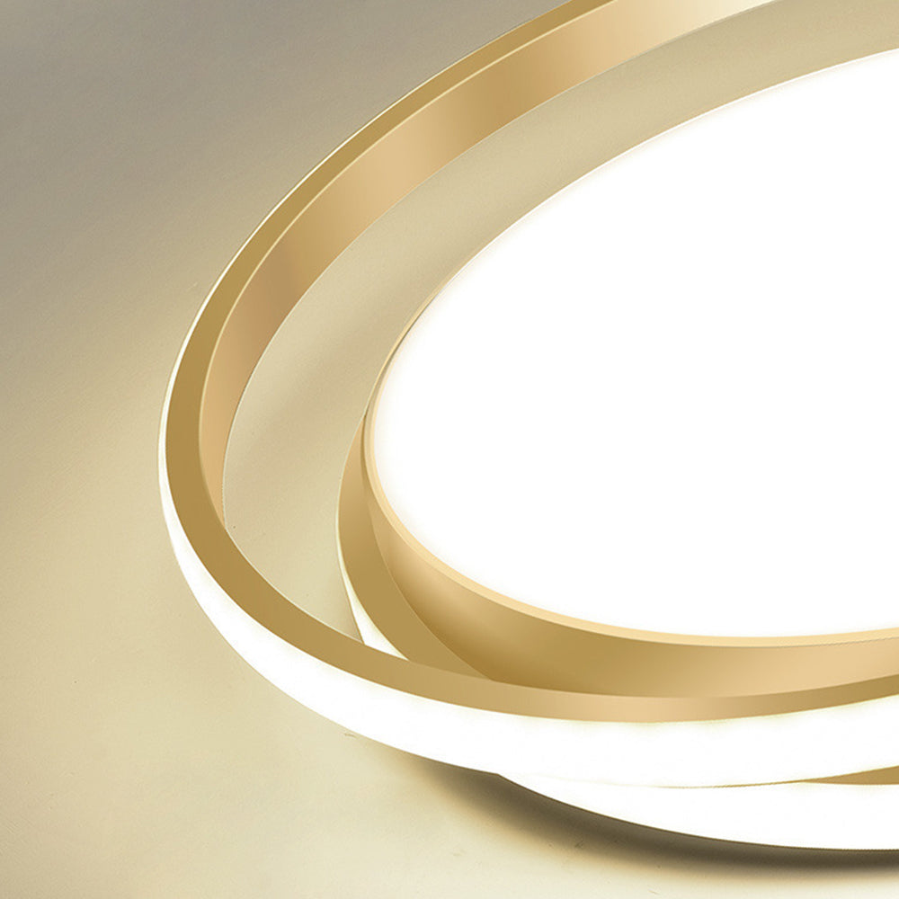 Halo | Moderne cirkulær flush mount loftslampe