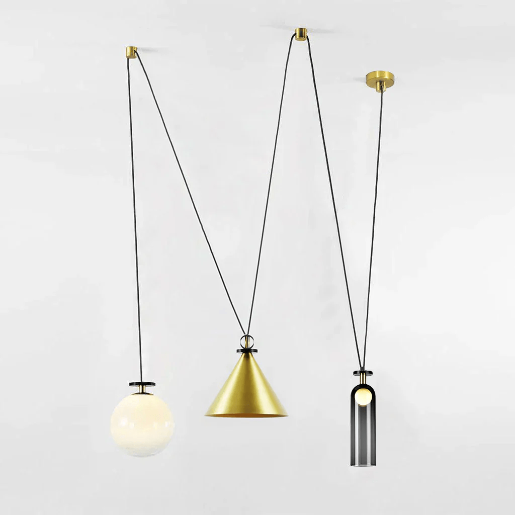Vondisur | Minimalistisk geometrisk modulær pendellampe
